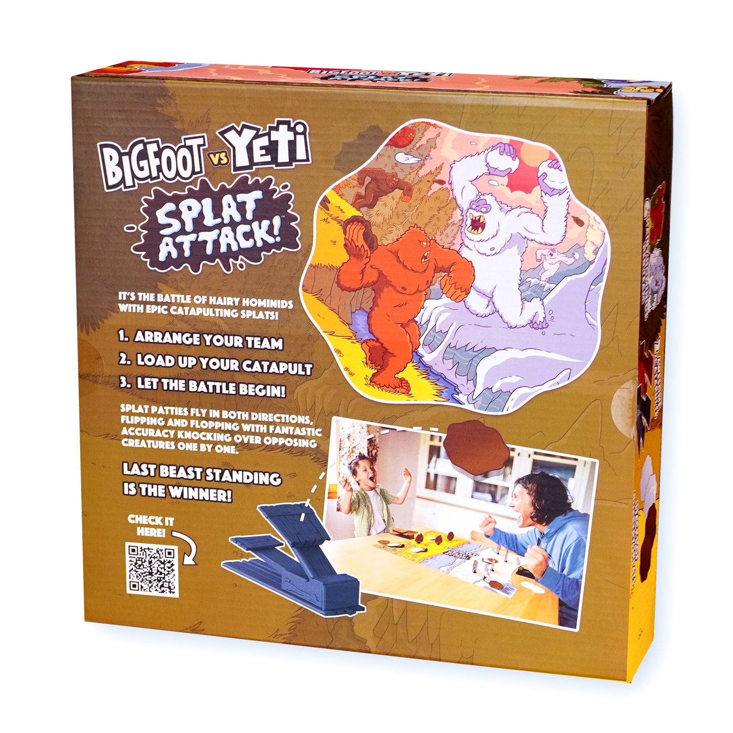 Bigfoot vs Yeti: Splat Attack game
