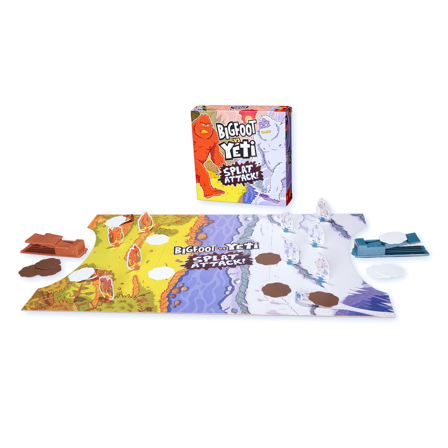 Bigfoot vs Yeti: Splat Attack game