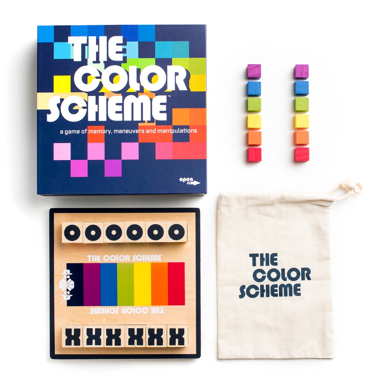 The Color Scheme game and components