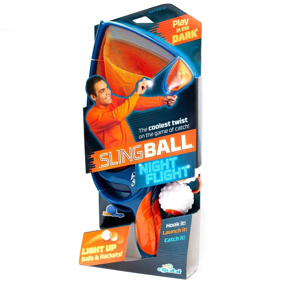 Djubi Slingball NighFlight Packaging