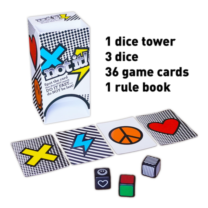 Not It Dice Tower, Roll The Dice and Dodge The Match, Exciting Family Game Night Fun - Original