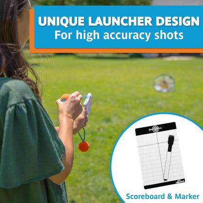 Djubi Dartball - Slingshot Outdoor Beach, Lawn, & Tailgating Family Game 8+