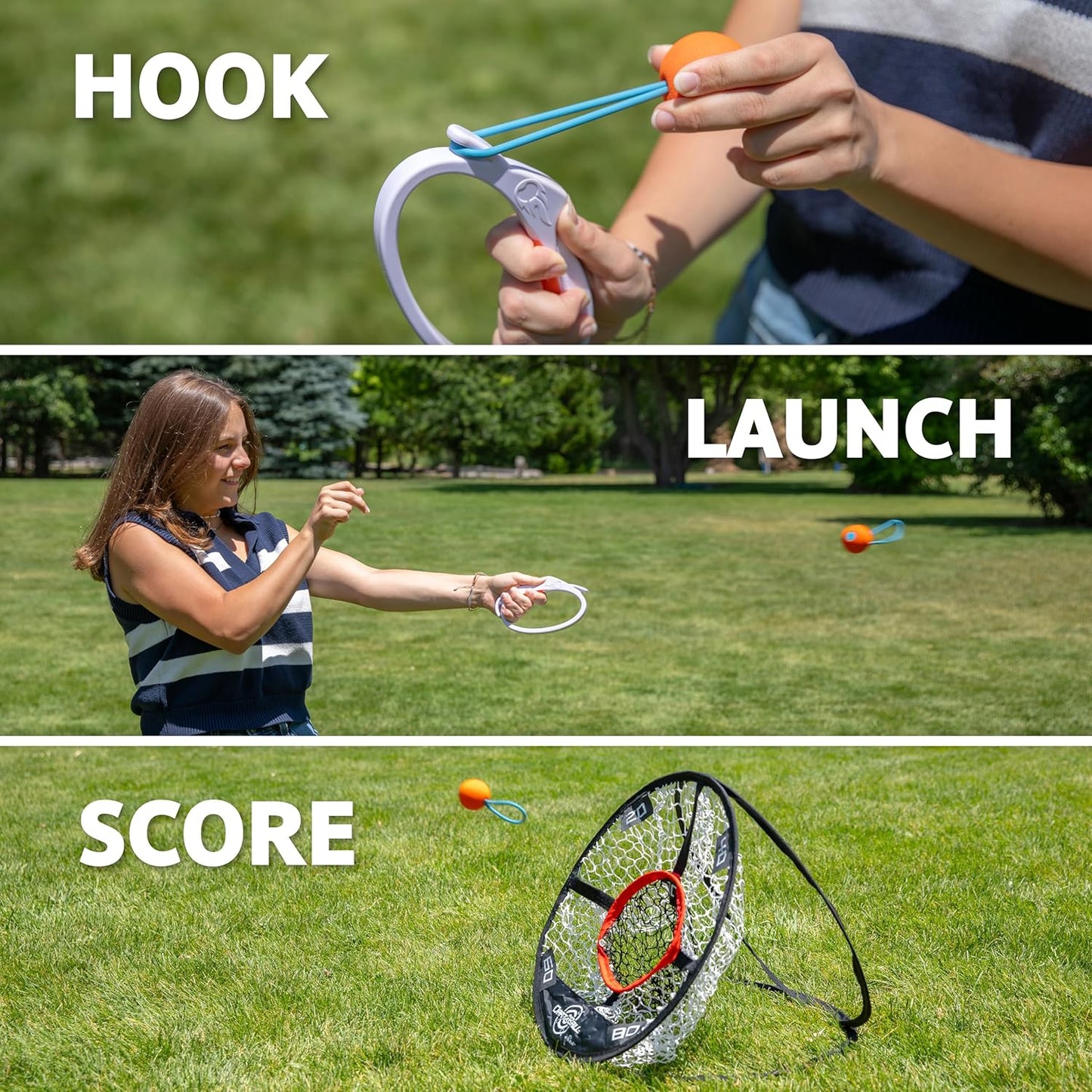 Djubi Dartball - Slingshot Outdoor Beach, Lawn, & Tailgating Family Game 8+