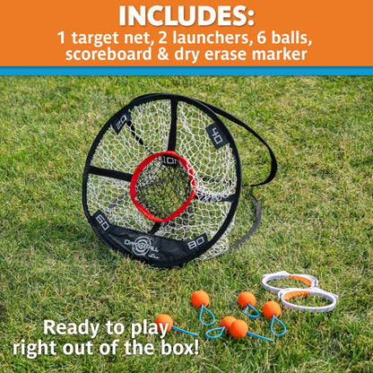 Djubi Dartball - Slingshot Outdoor Beach, Lawn, & Tailgating Family Game 8+