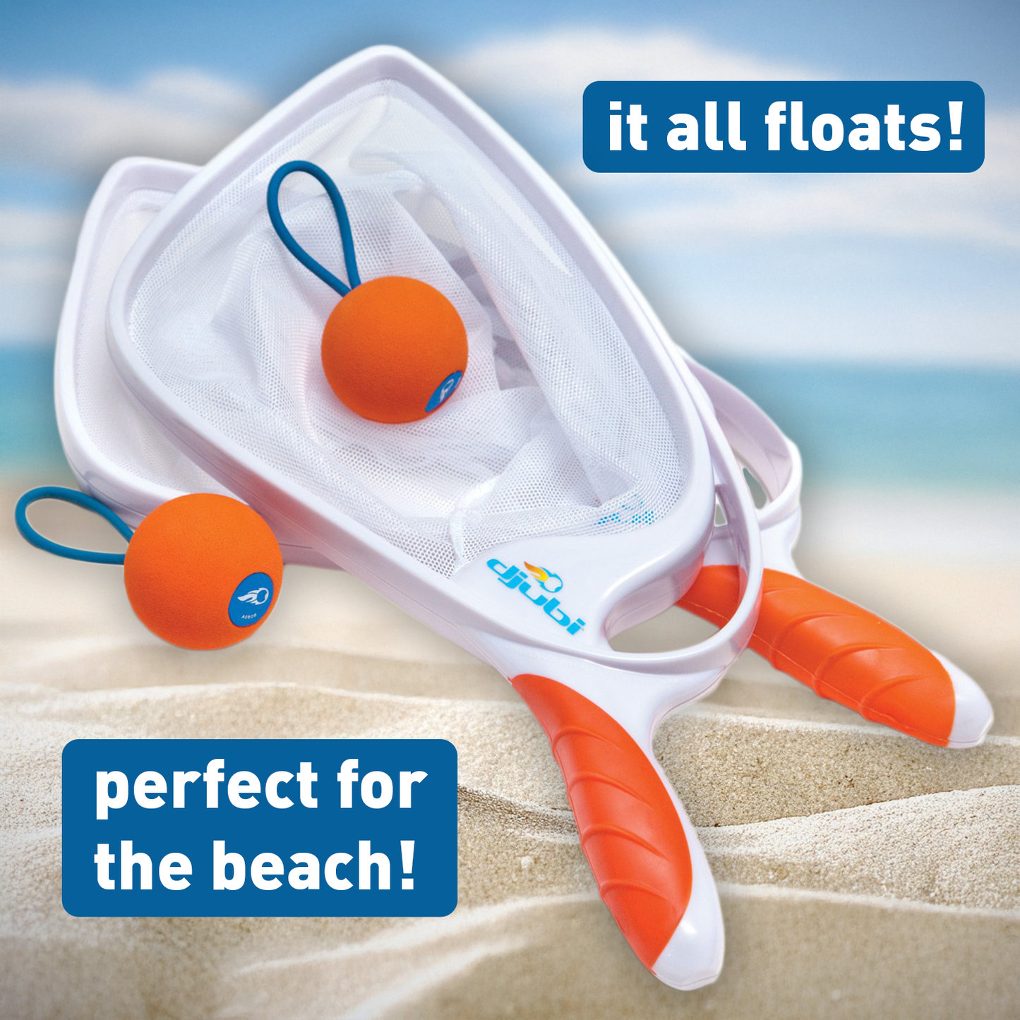 Djubi Slingball Classic - Slingshot Outdoor Beach, Lawn, & Tailgating Family Game - Ages 8+