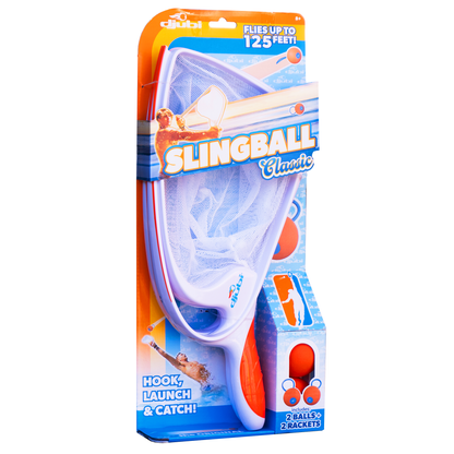 Djubi Slingball Classic - Slingshot Outdoor Beach, Lawn, & Tailgating Family Game - Ages 8+