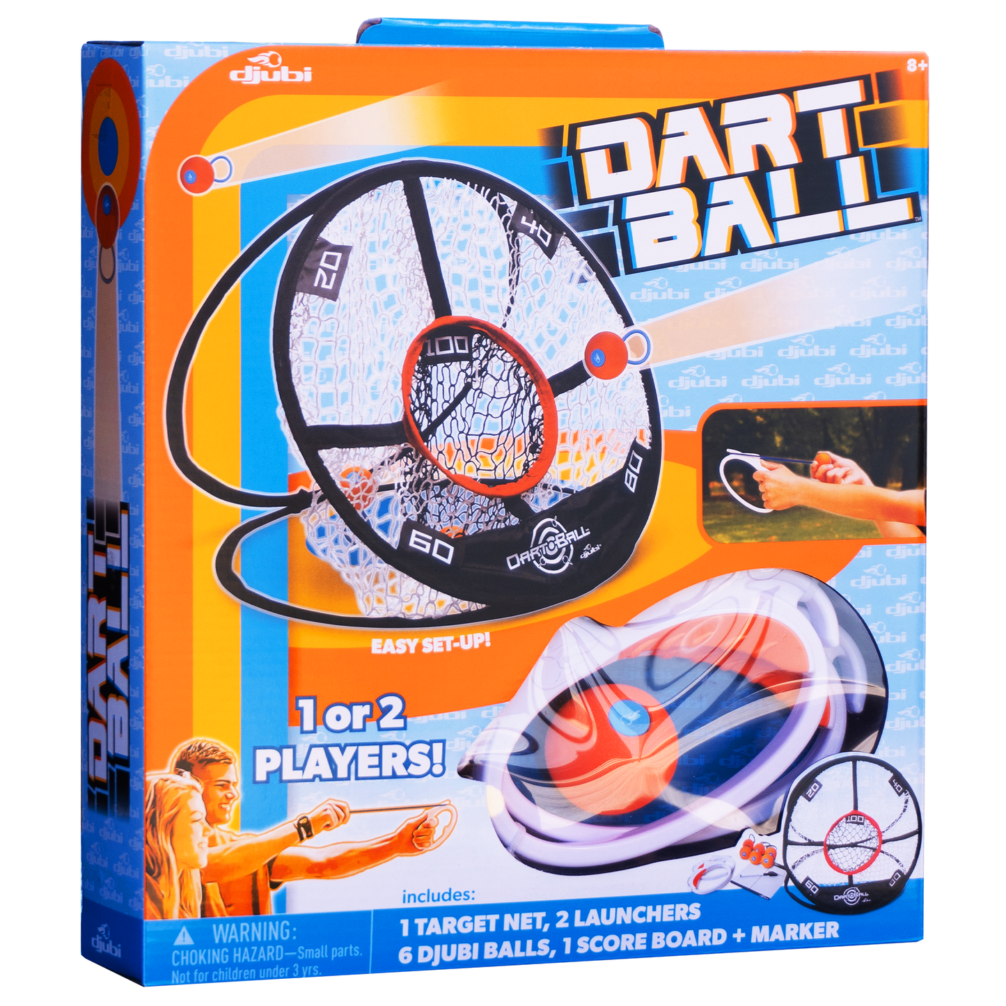 Djubi Dartball - Slingshot Outdoor Beach, Lawn, & Tailgating Family Game 8+