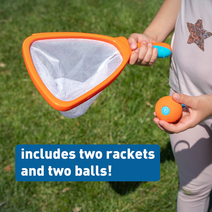 Djubi Slingball Freestyle - The Ultimate Game of Catch, Long Distance Slingshot Scoop Ball Set, Fun Indoor & Outdoor Sports Toy - 6+